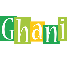 Ghani lemonade logo
