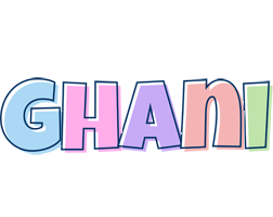 Ghani pastel logo