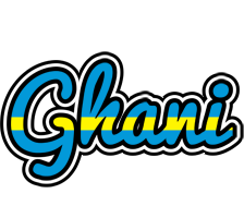 Ghani sweden logo