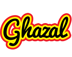 Ghazal flaming logo