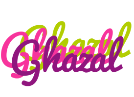 Ghazal flowers logo