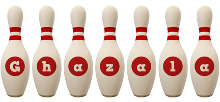 Ghazala bowling-pin logo