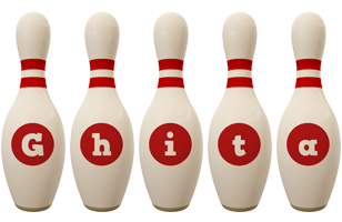 Ghita bowling-pin logo