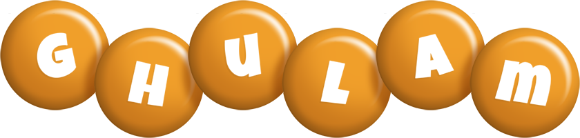 Ghulam candy-orange logo