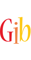 Gib birthday logo