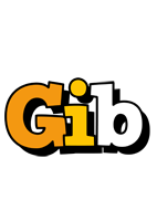 Gib cartoon logo