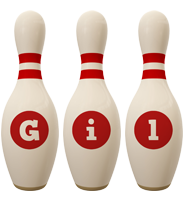Gil bowling-pin logo
