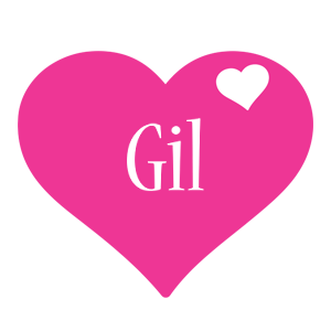 Gil love-heart logo
