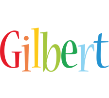 Gilbert birthday logo