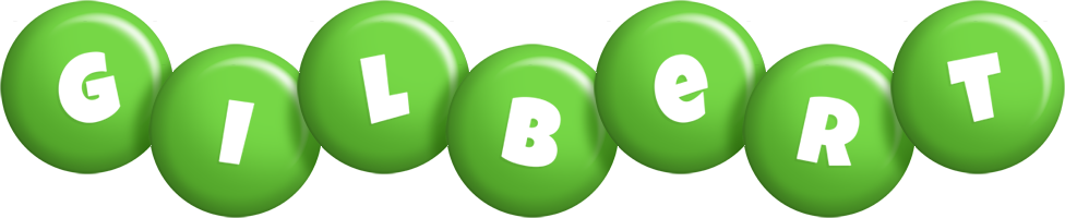 Gilbert candy-green logo