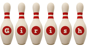 Girish bowling-pin logo