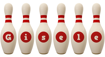Gisele bowling-pin logo