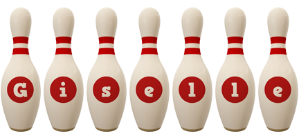 Giselle bowling-pin logo