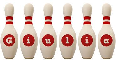 Giulia bowling-pin logo