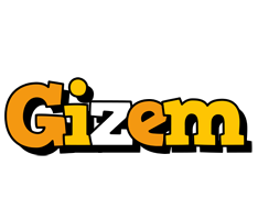 Gizem cartoon logo