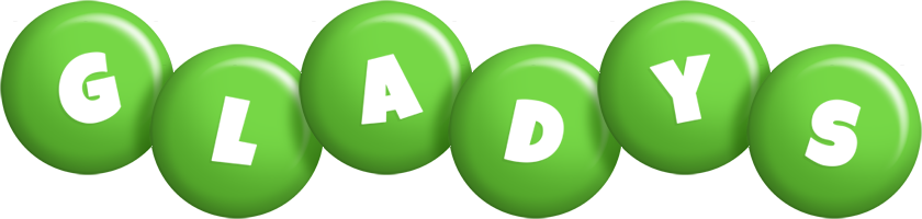 Gladys candy-green logo