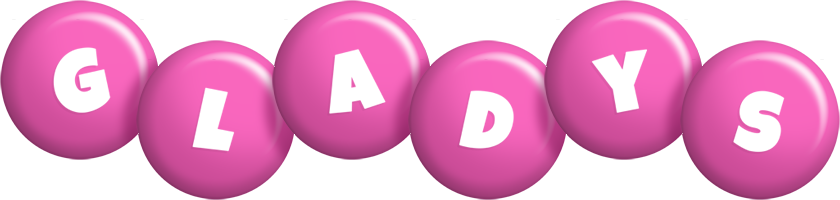 Gladys candy-pink logo