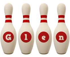 Glen bowling-pin logo