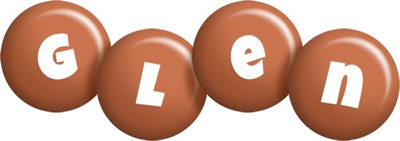 Glen candy-brown logo
