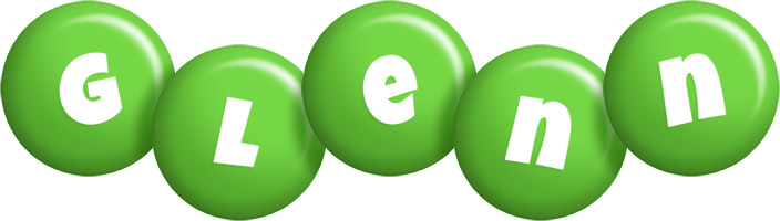 Glenn candy-green logo