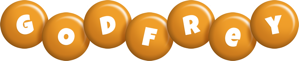 Godfrey candy-orange logo