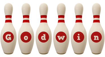 Godwin bowling-pin logo