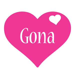 Gona love-heart logo