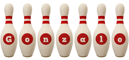 Gonzalo bowling-pin logo