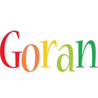 Goran birthday logo