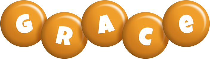 Grace candy-orange logo