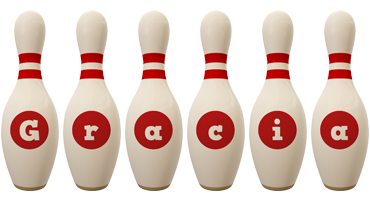 Gracia bowling-pin logo