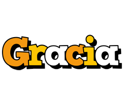 Gracia cartoon logo