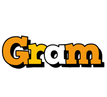 Gram cartoon logo