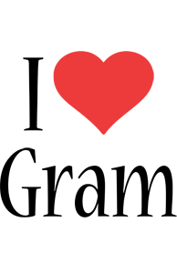 Gram i-love logo
