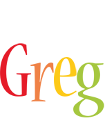 Greg birthday logo