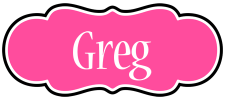 Greg invitation logo