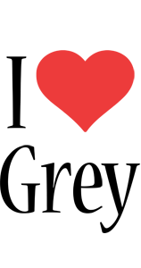 Grey i-love logo