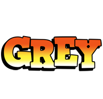 Grey sunset logo