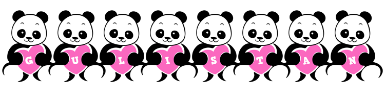 Gulistan love-panda logo