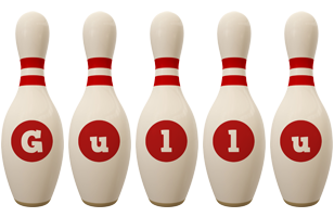 Gullu bowling-pin logo