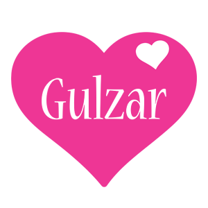Gulzar love-heart logo