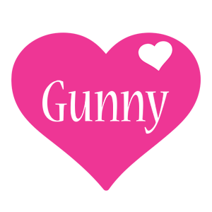 Gunny love-heart logo