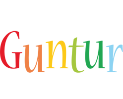 Guntur birthday logo