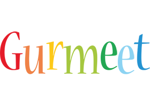 Gurmeet birthday logo