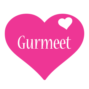 Gurmeet love-heart logo