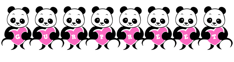 Gurpreet love-panda logo