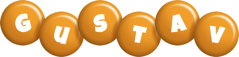 Gustav candy-orange logo