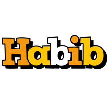 Habib cartoon logo