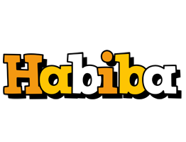 Habiba cartoon logo