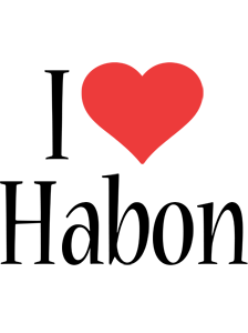 Habon i-love logo